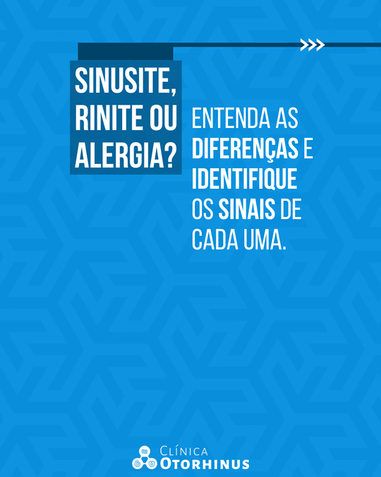 Sinusite, rinite ou alergia
